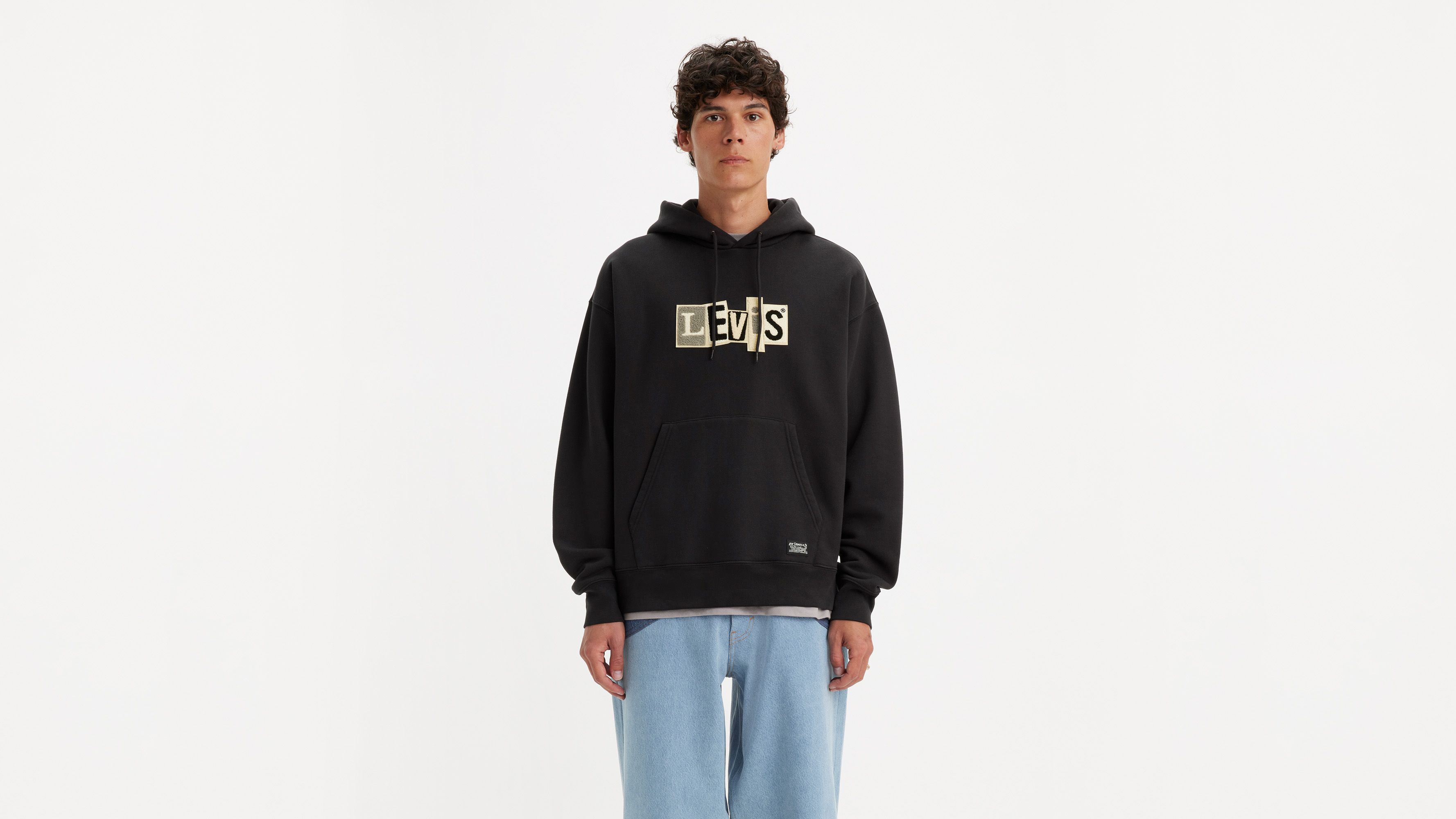 Levi's® Skateboarding sweat à capuche - Chenille Patch - Noir