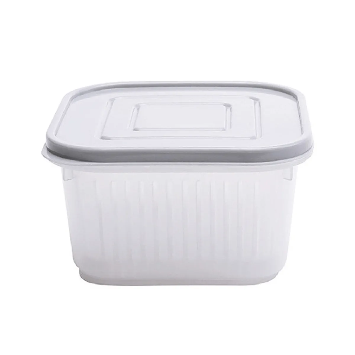 Wewoo Boîte de rangement réfrigérateur - Gris