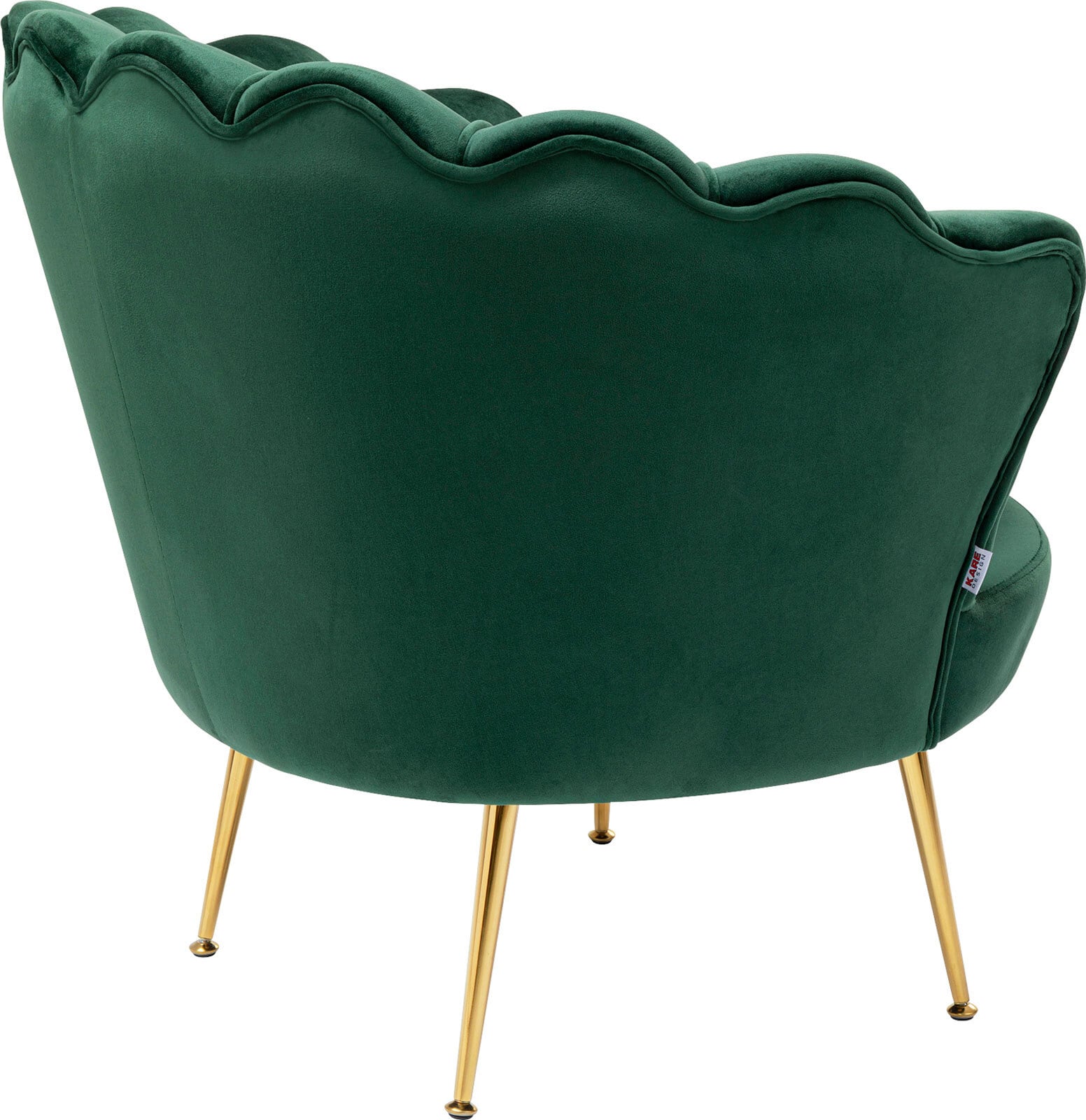 KARE DESIGN Cocktailsessel WATER LILY dunkelgrün
