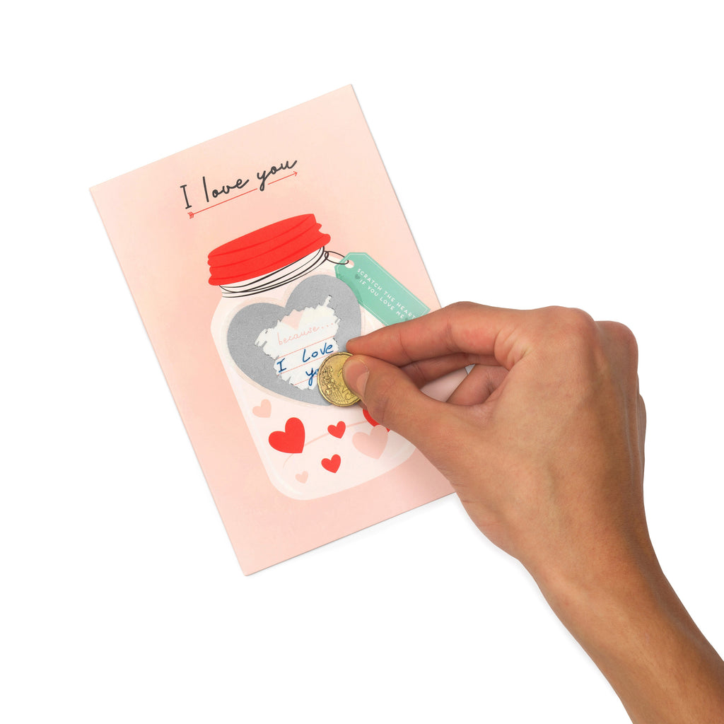 Postal Para Raspar - I Love You