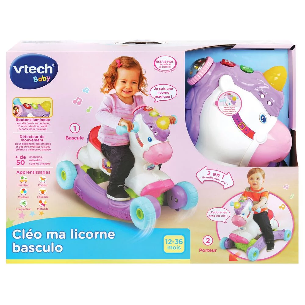 VTECH BABY - CLEO MA LICORNE BASCULO