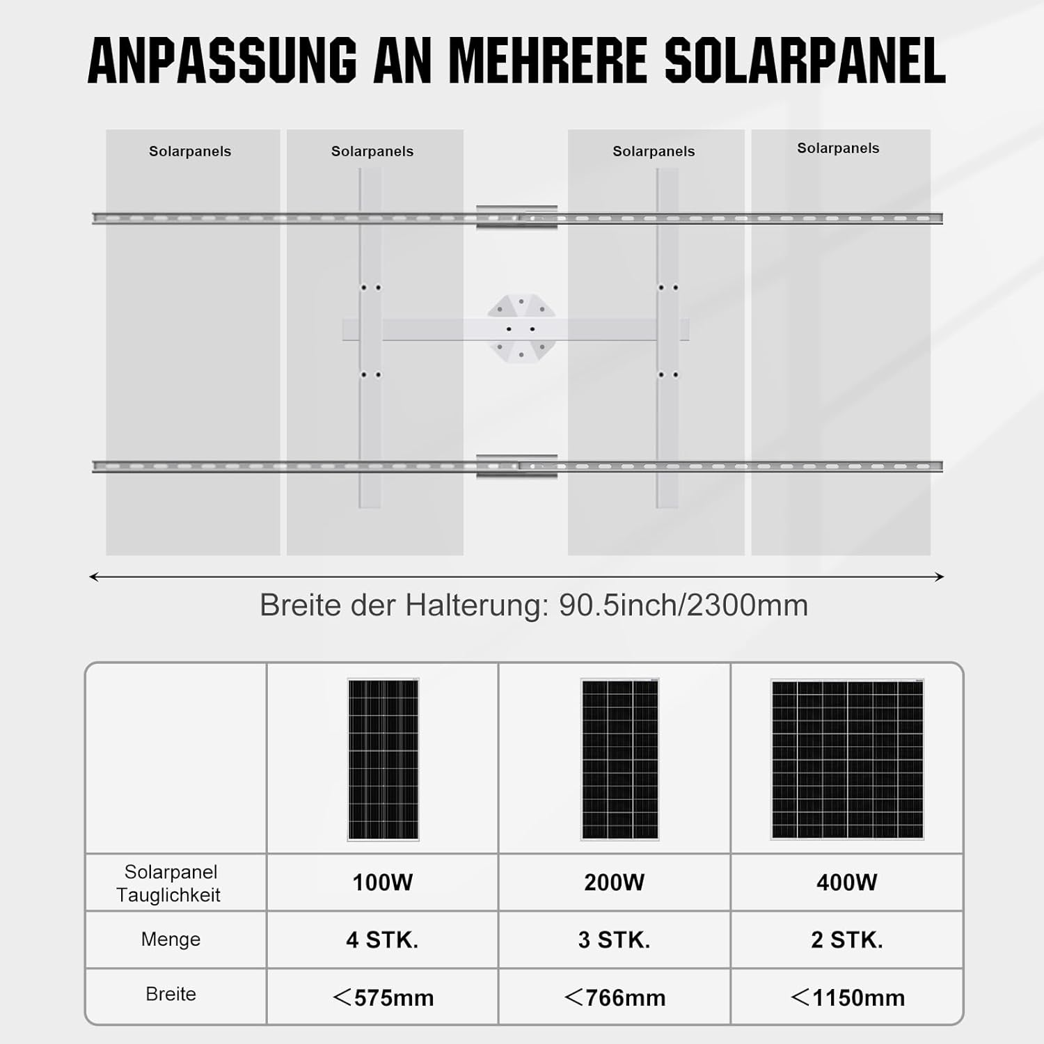 ECO-WORTHY Solarpanel Halterung Einachsiges Tracking System (30% mehr Leistung) mit Tracker Controller, Hoche Stabilität, Geeignet für unterschiedliche Verschiedene Solarmodelle, Hof, Feld, Garten