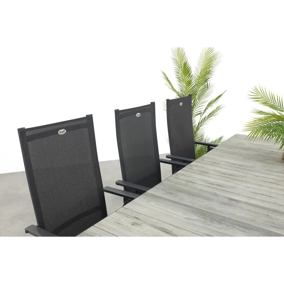 Hartman Napoli/Comino verstelbare tuinset (7-delig) - 223x105 cm
