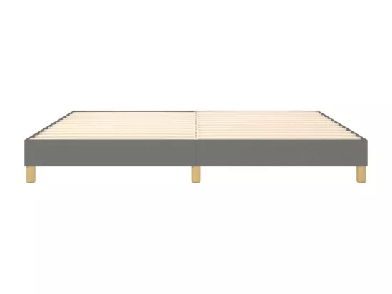 Sommier à lattes de lit Gris foncé 200x200 cm Tissu