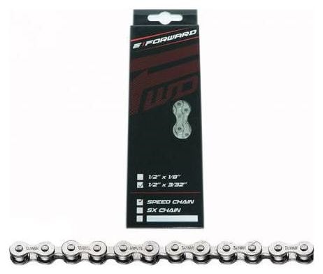 Chaîne Forward / 1/2'' x 3/32'' / 116 maillons   Attache rapide Argent