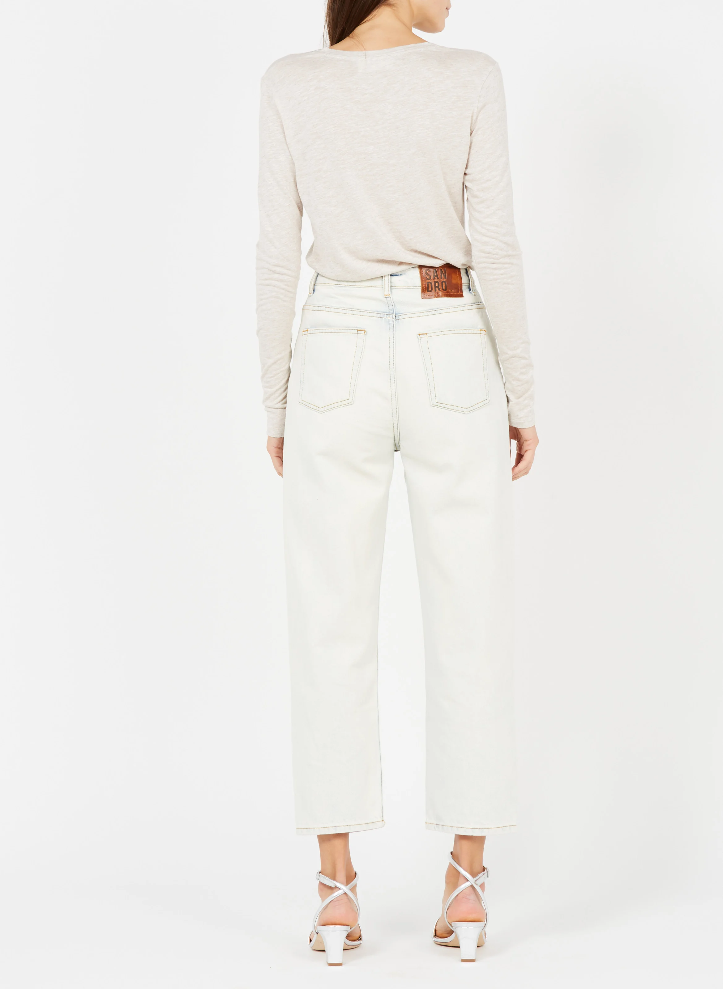 JACKSONVILLE - Tee-shirt col rond en coton | Beige