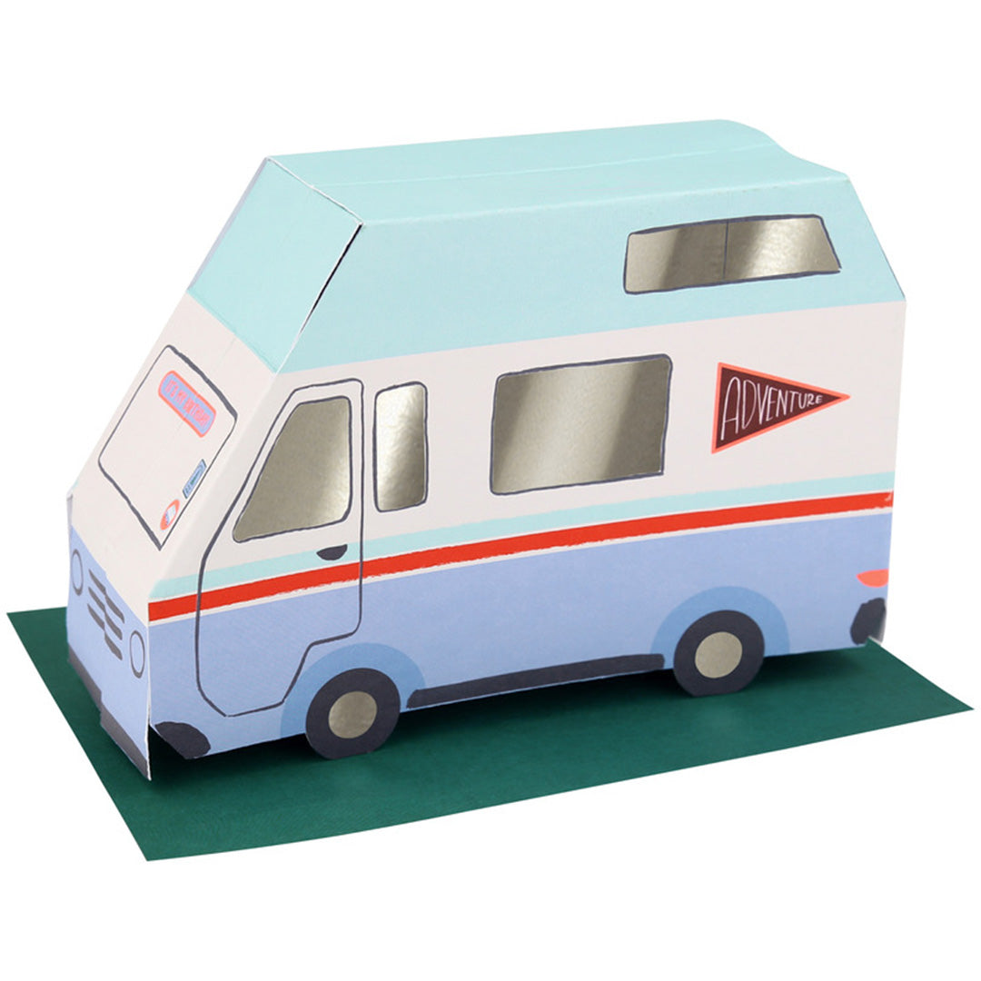meri meri verjaardagskaart pop-up camper van