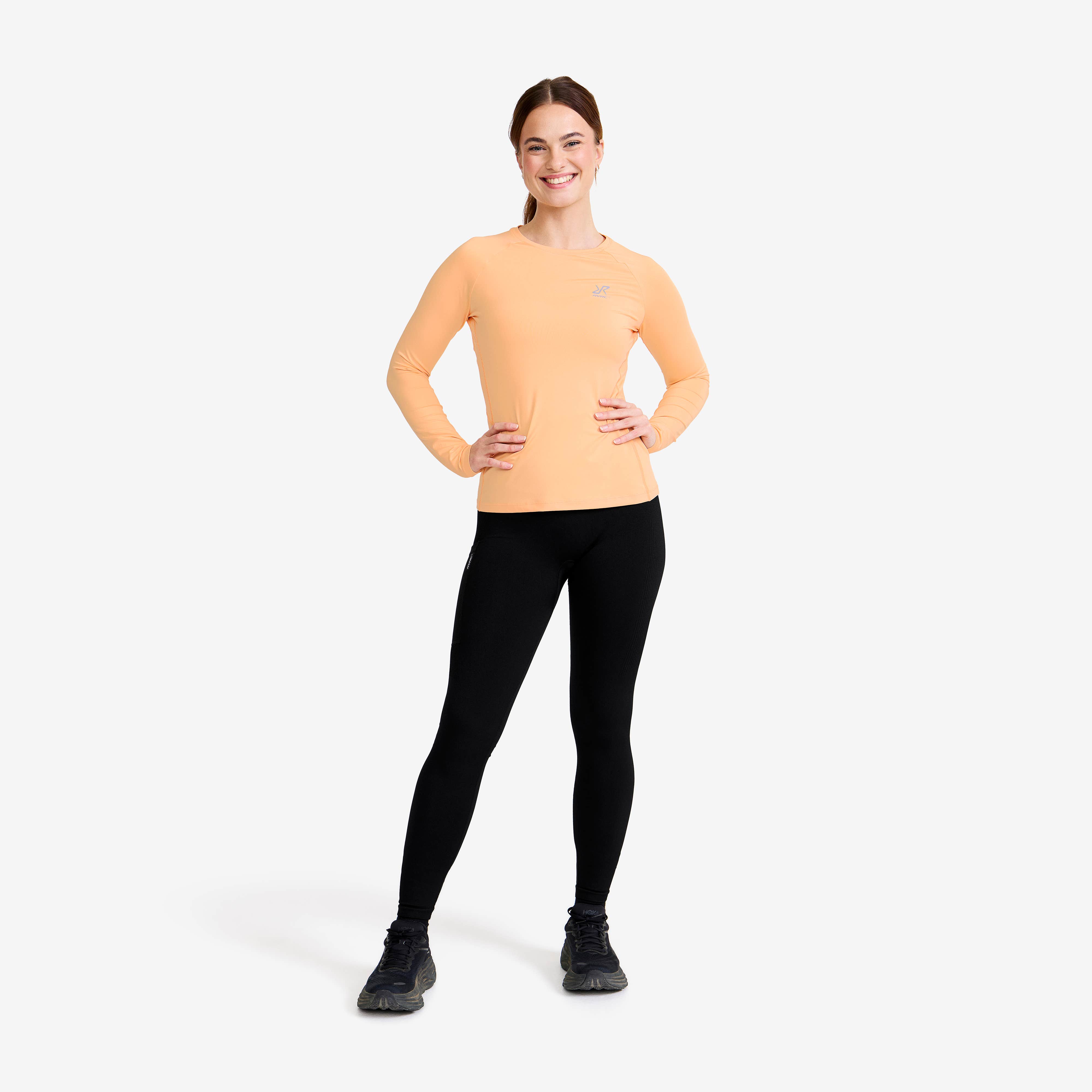 Stride Active Long-sleeved T-shirt Dame Peach Fuzz