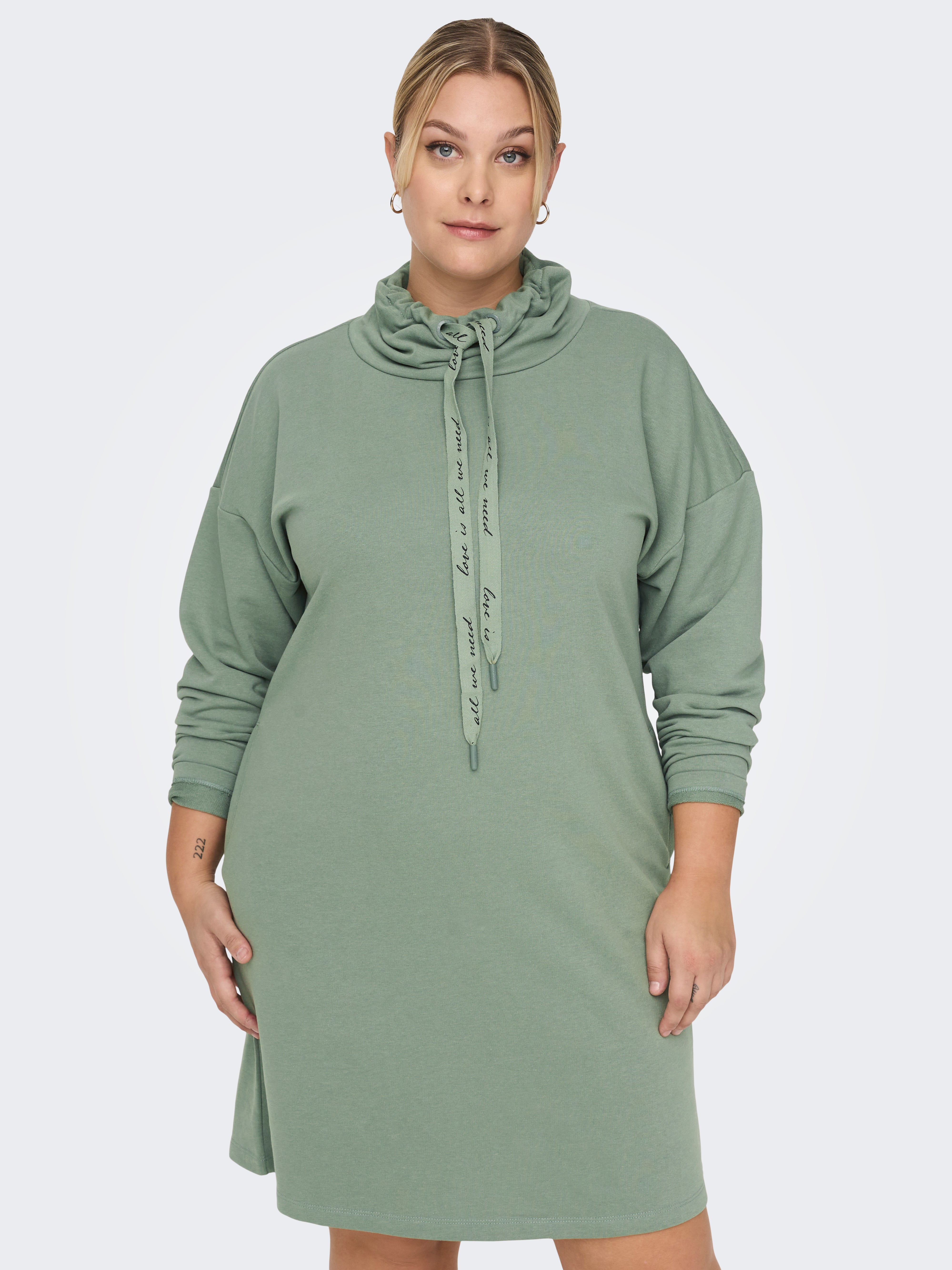 CARLUCI Kurzes Kleid Lily Pad