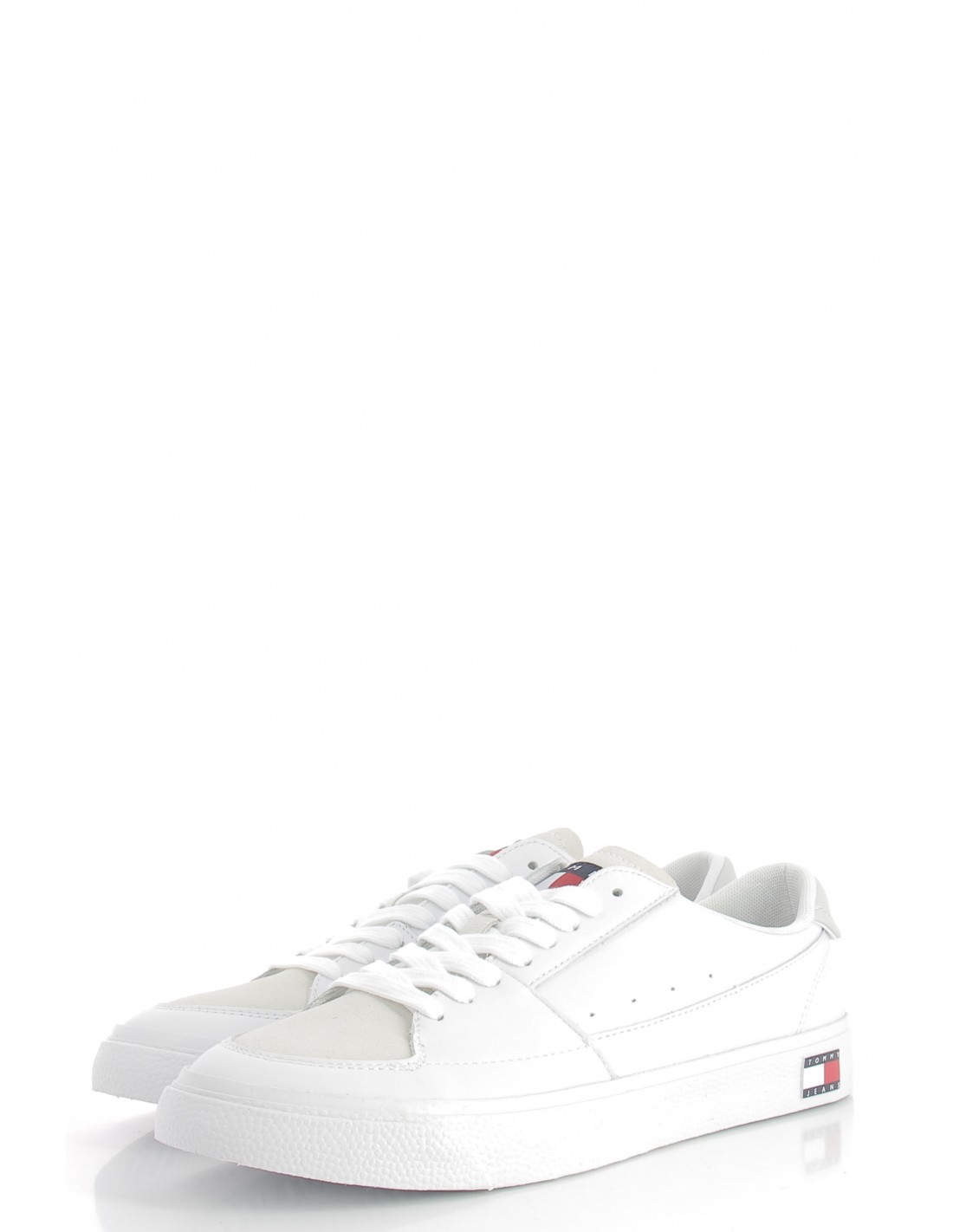 tommy hilfiger baskets de ville homme tommy jeans vulcani blanc