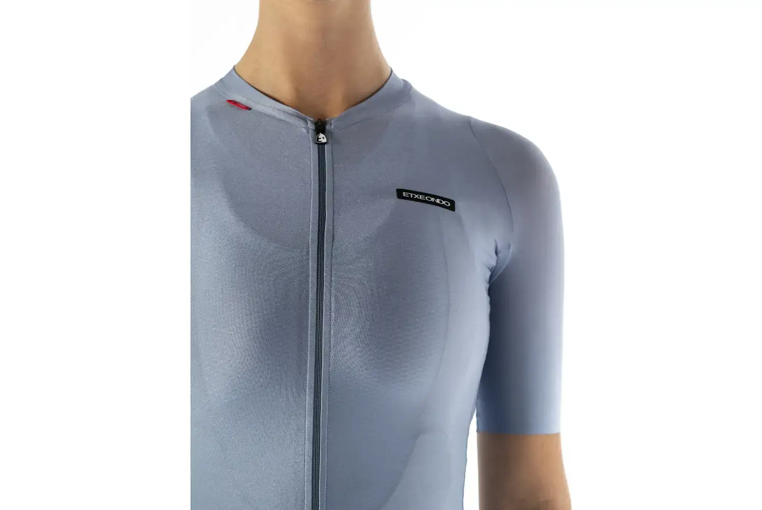 Etxeondo Alda Metalica Fietsshirt Korte Mouwen Parel Grijs Dames