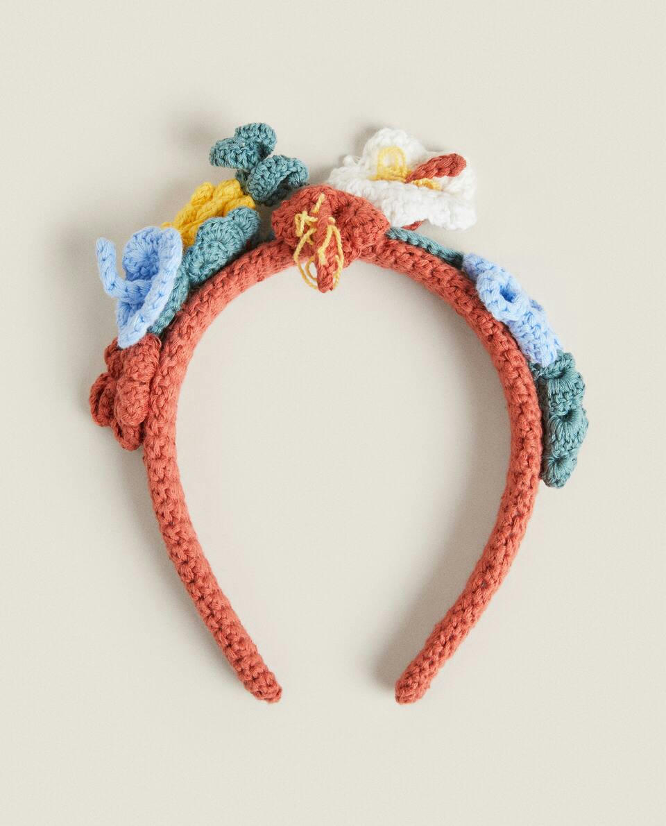 FAIXA DE CABEÇA DE CROCHÊ HAVAIANA
