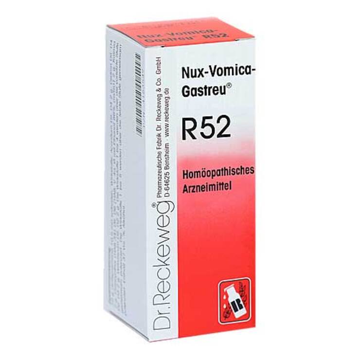 Nux vomica Gastreu R 52 Tropfen zum Einnehmen, 50 ml