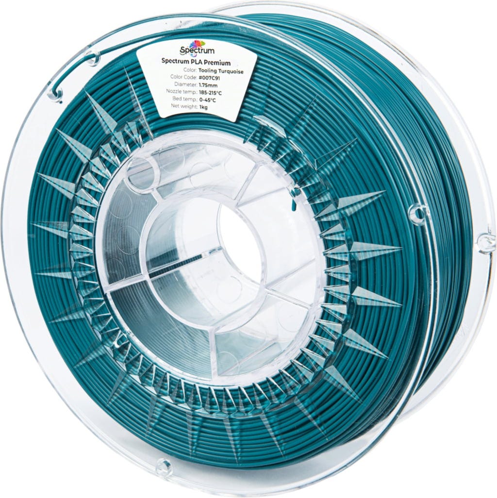 Spectrum  Premium PLA Tooling Turquoise, 1,75 mm / 1000 g    Dein Premiumfilament in Tooling Turquoise