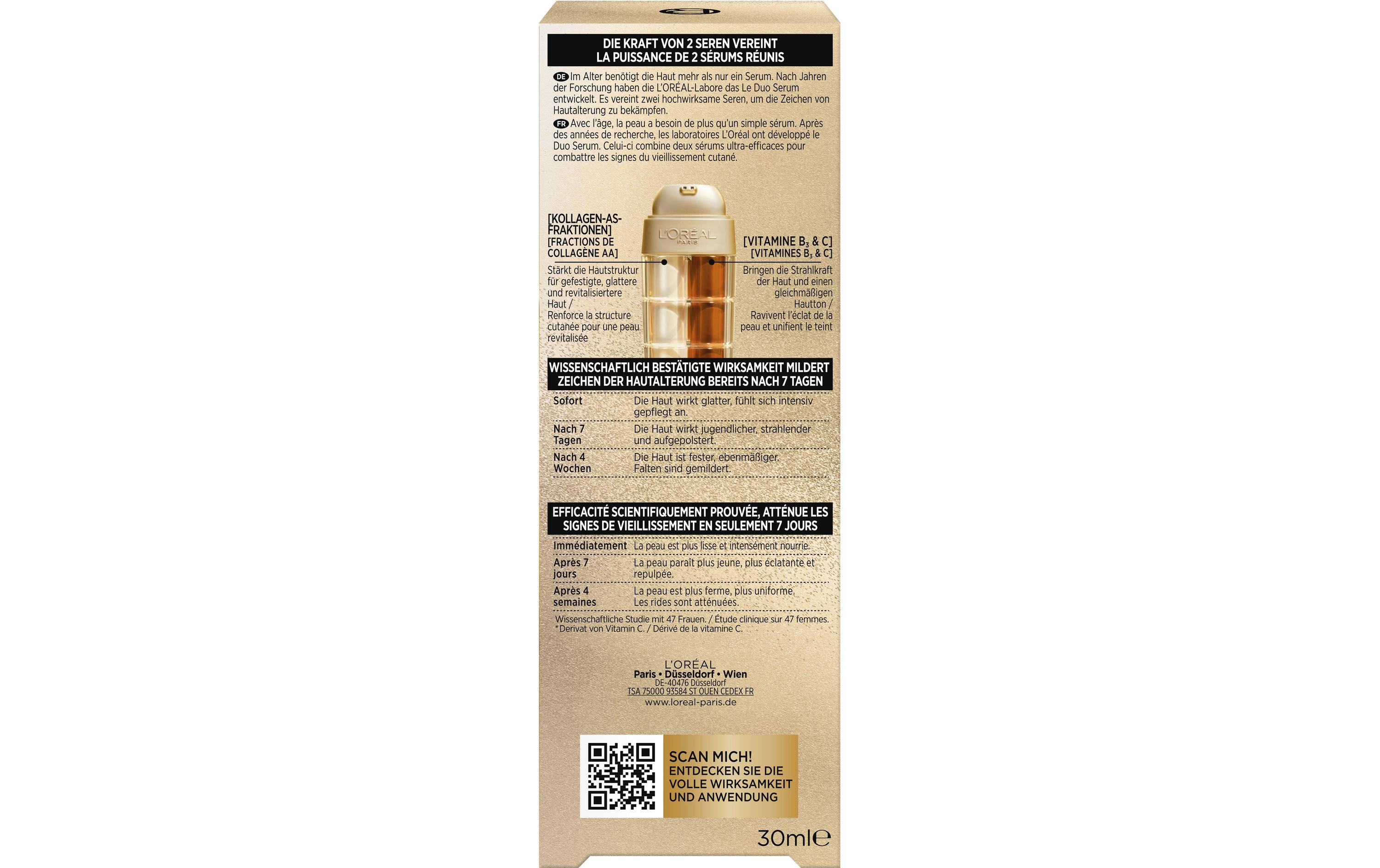 Gesichtsserum Age Perfect Le Duo Serum 30 mlSerum pflegt intensiv und revitalisiert die Haut