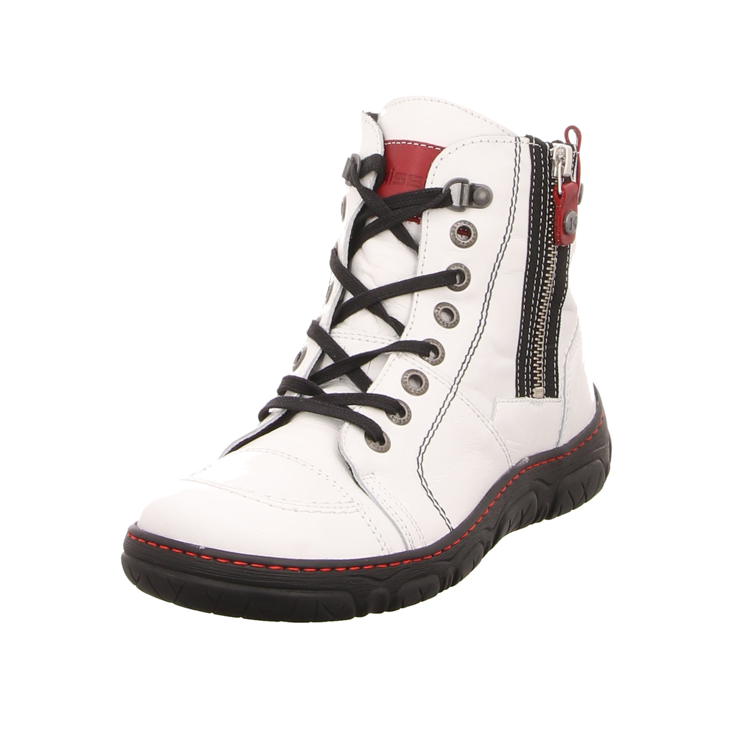 Krisbut Stiefelette weiss/weiss kombi