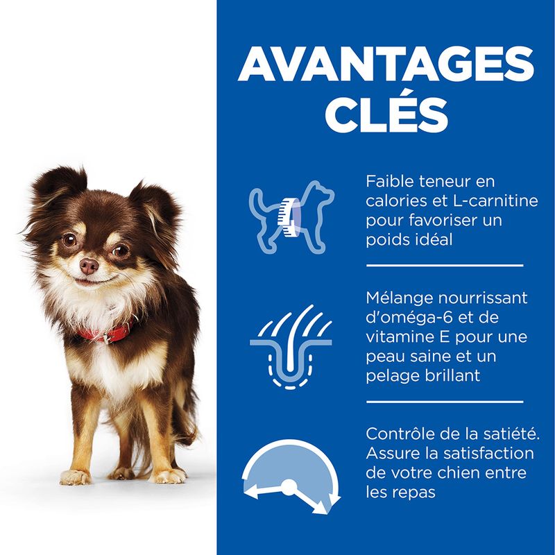 Hill's Science Plan Adult 1-6 Light Small & Mini poulet - bitiba.fr