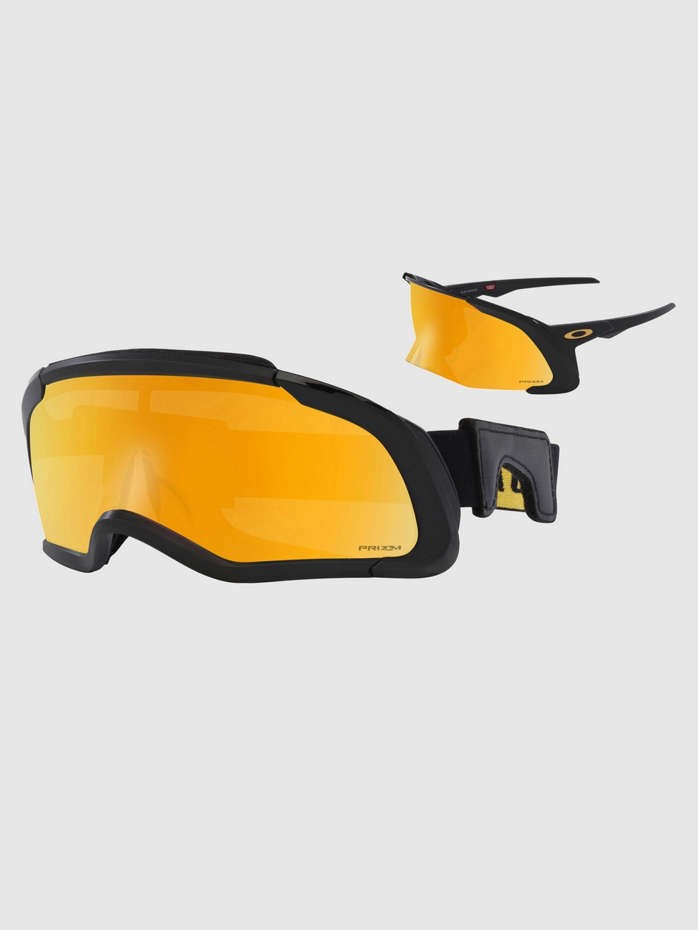 Oakley Flex Scape Matte Black Sunglasses prizm 24k