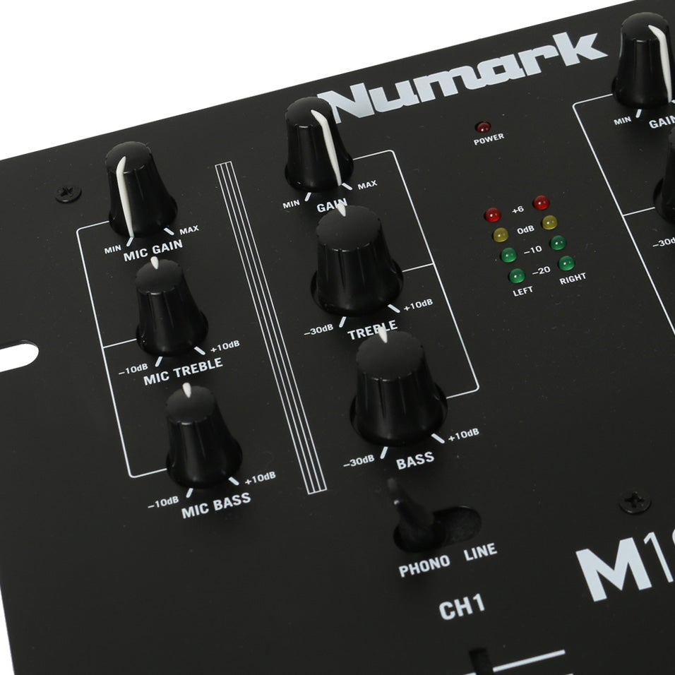 Numark M101 Total Black 2-kanaals scratch mixer