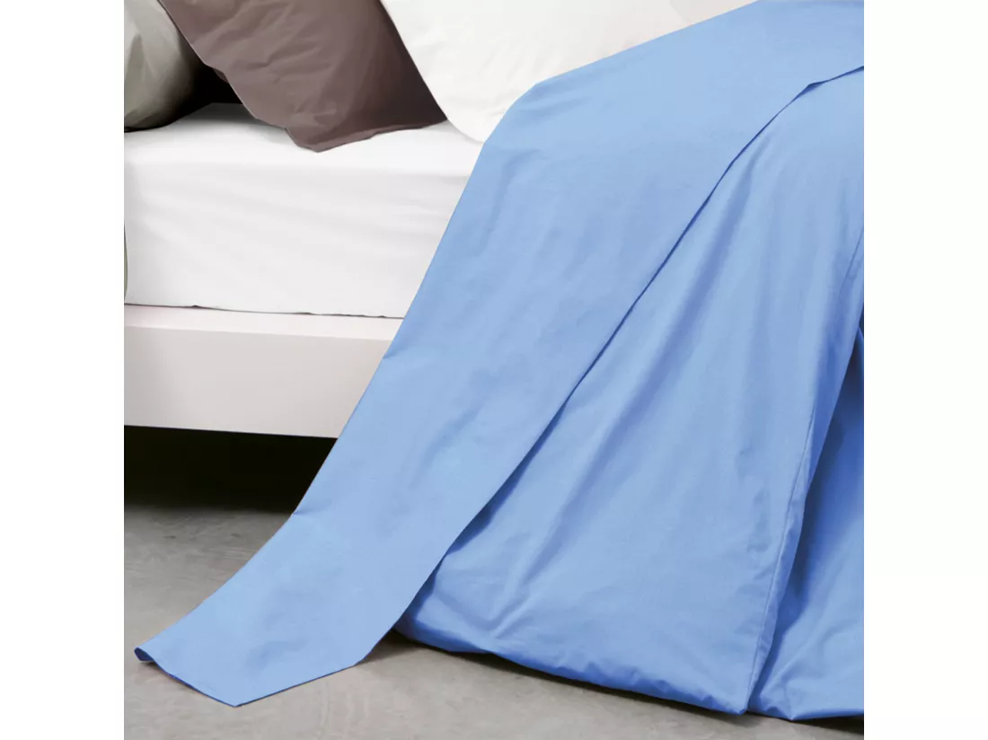 Drap plat uni 270x310 cm coton ALTO Belle ile
