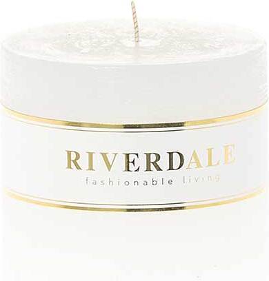 Riverdale stompkaars Pillar wit 45 uur D 9 H 9 cm