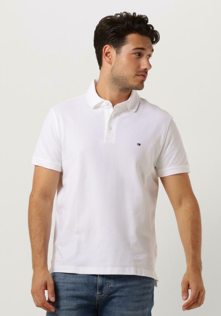 TOMMY HILFIGER witte tommy hilfiger polo core 1985 slim polo