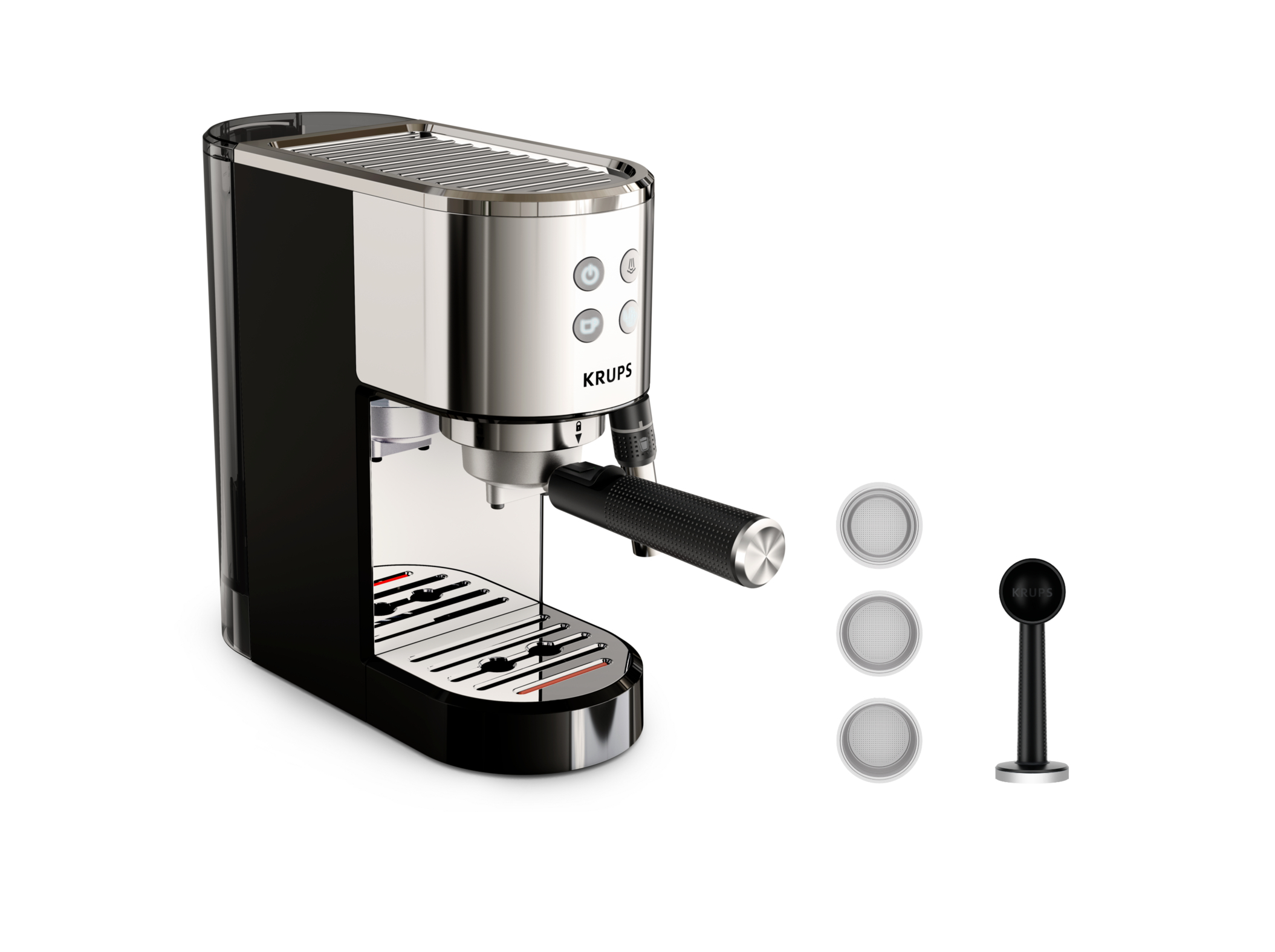 MÁQUINA DE CAFÉ EXPRESSO MANUAL KRUPS VIRTUOSO XP444C10