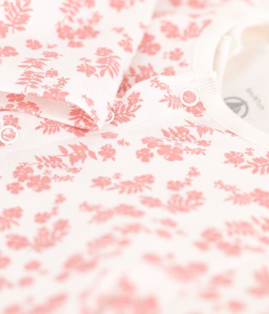 Ensemble 3 pièces bébé imprimé Hawaï en coton bio