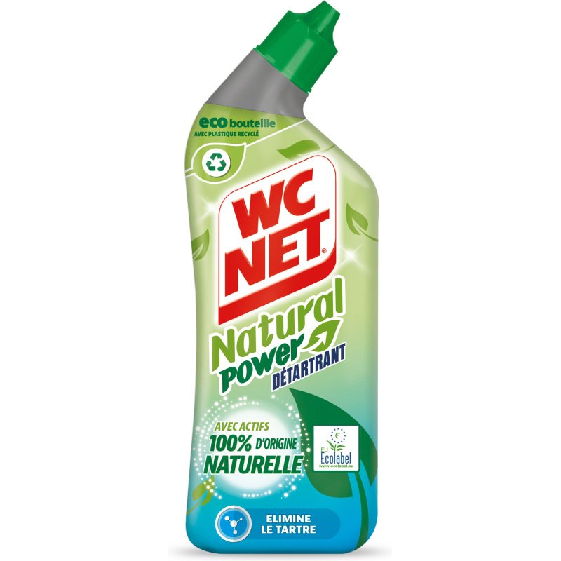 Gel WC Net Natural Power détartrant - Flacon de 700 ml