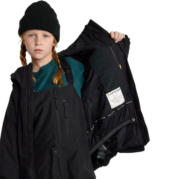 Veste snowboard BURTON KD GORE POWLINE JK TRUE BLACK