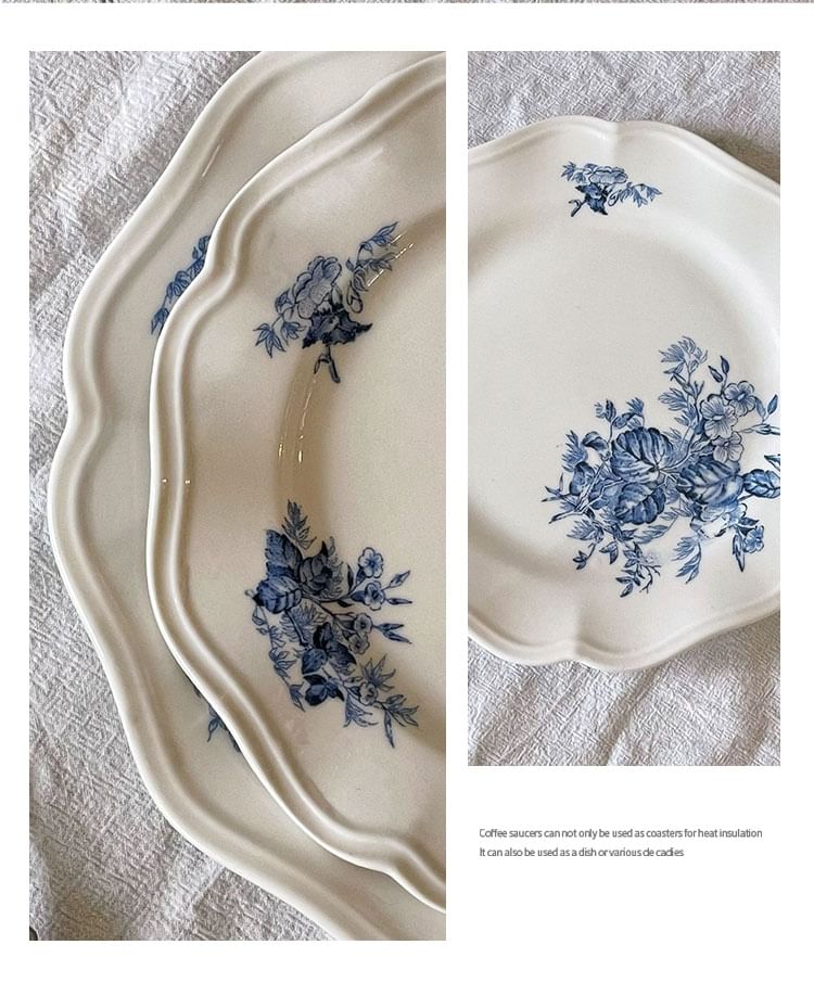 Kawa Simaya - Bloemenkeramiek Bord (Diverse Ontwerpen)