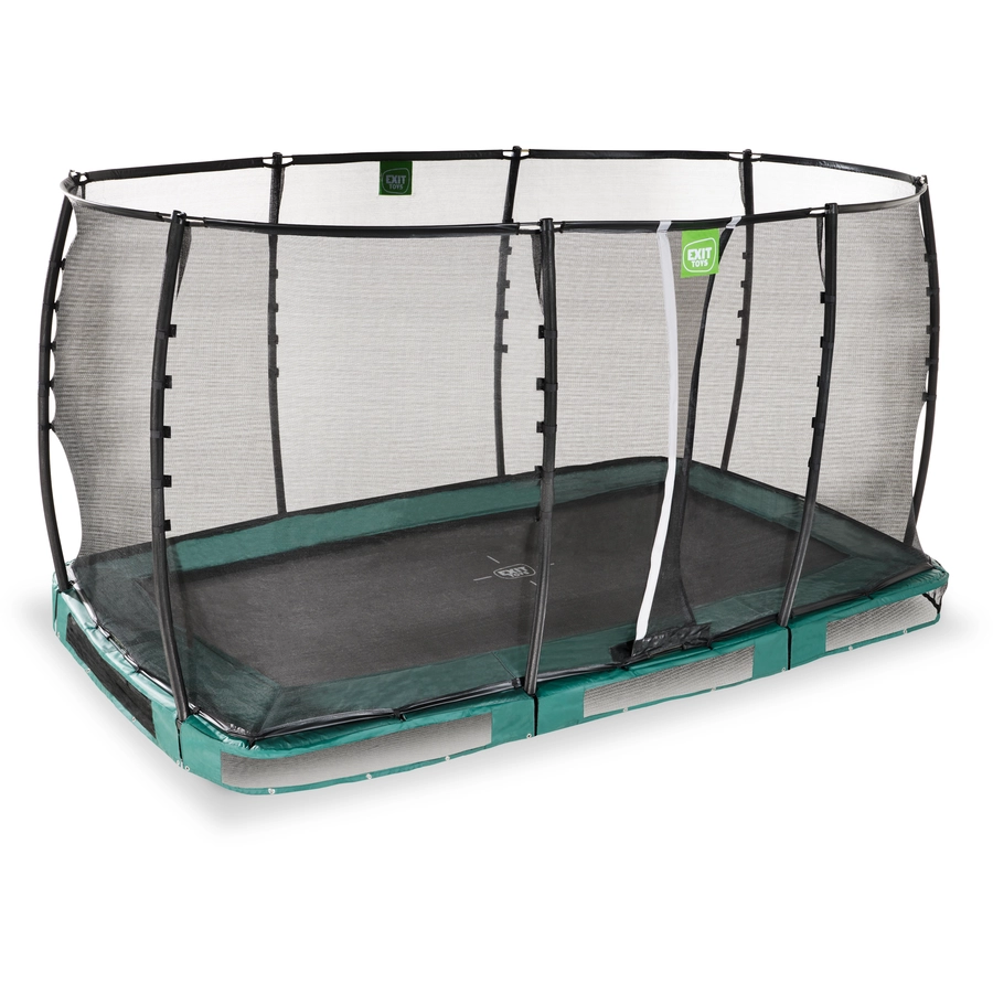 EXIT Allure Premium Bodentrampolin 214x366cm - grün