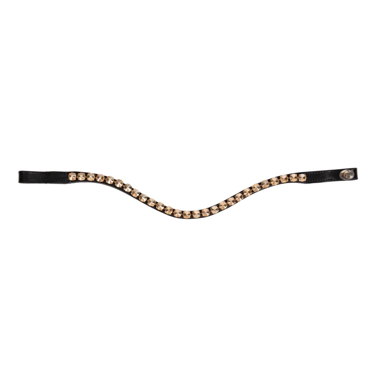Hans Melzer Horse Equipment Stirnriemen Stockholm schwarz VB/ COB (Vollblut)