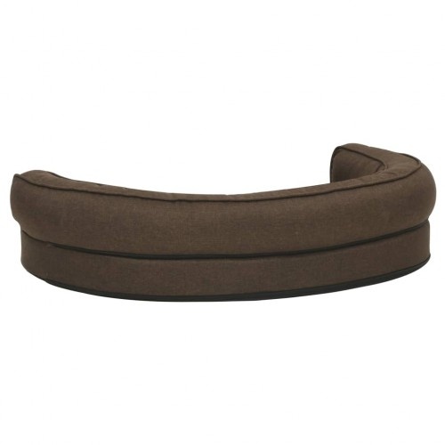 colchão marrom para cães vidaXL