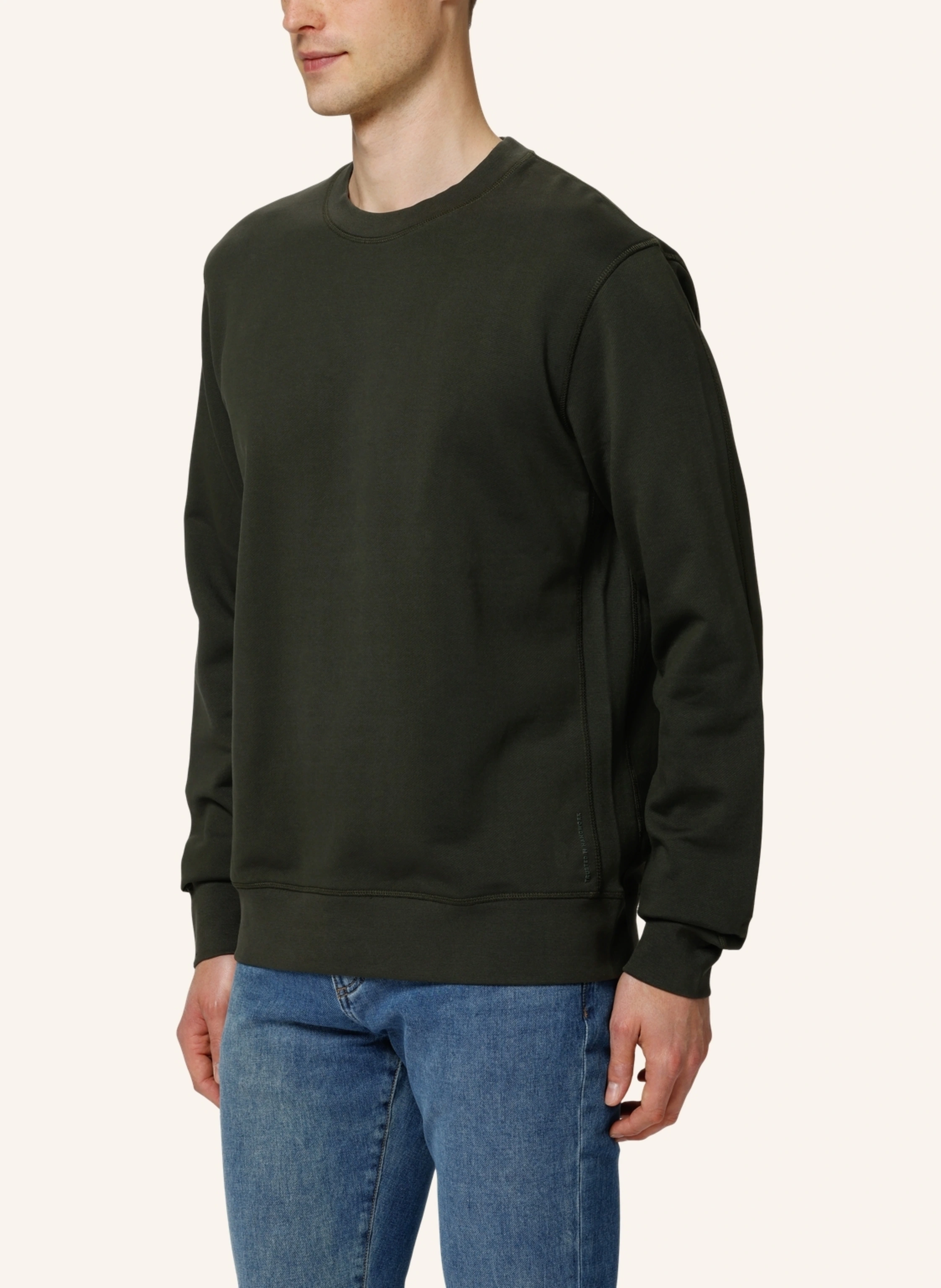 TRUSTED HANDWORK Round Neck 1/1-Sleeve Sweatshirt