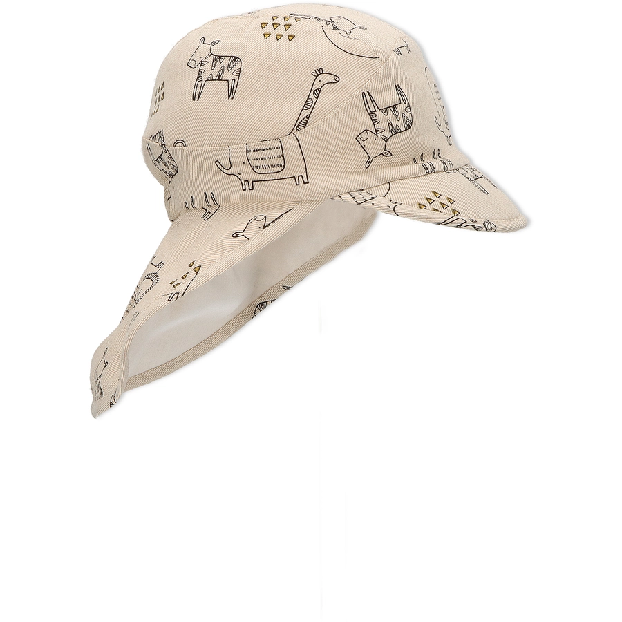 Sterntaler Schirmmütze mit Nackenschutz Safari beige