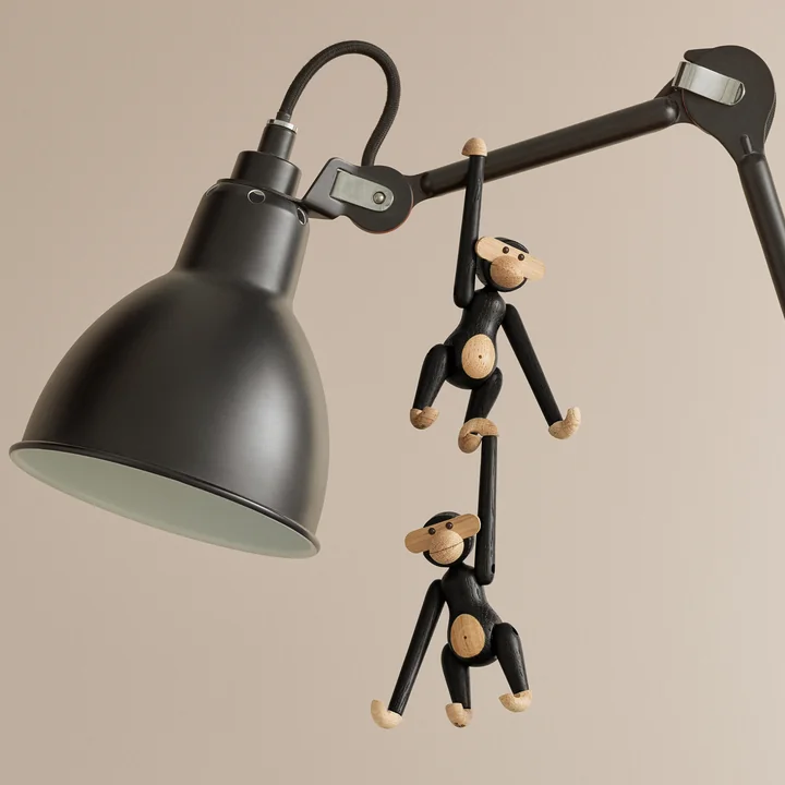 Kay Bojesen - Holz-Affe mini, grau