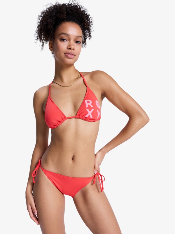 Solid Essentials TS Set Ensemble de bikini Tiki Tri deux pièces Rouge Femme