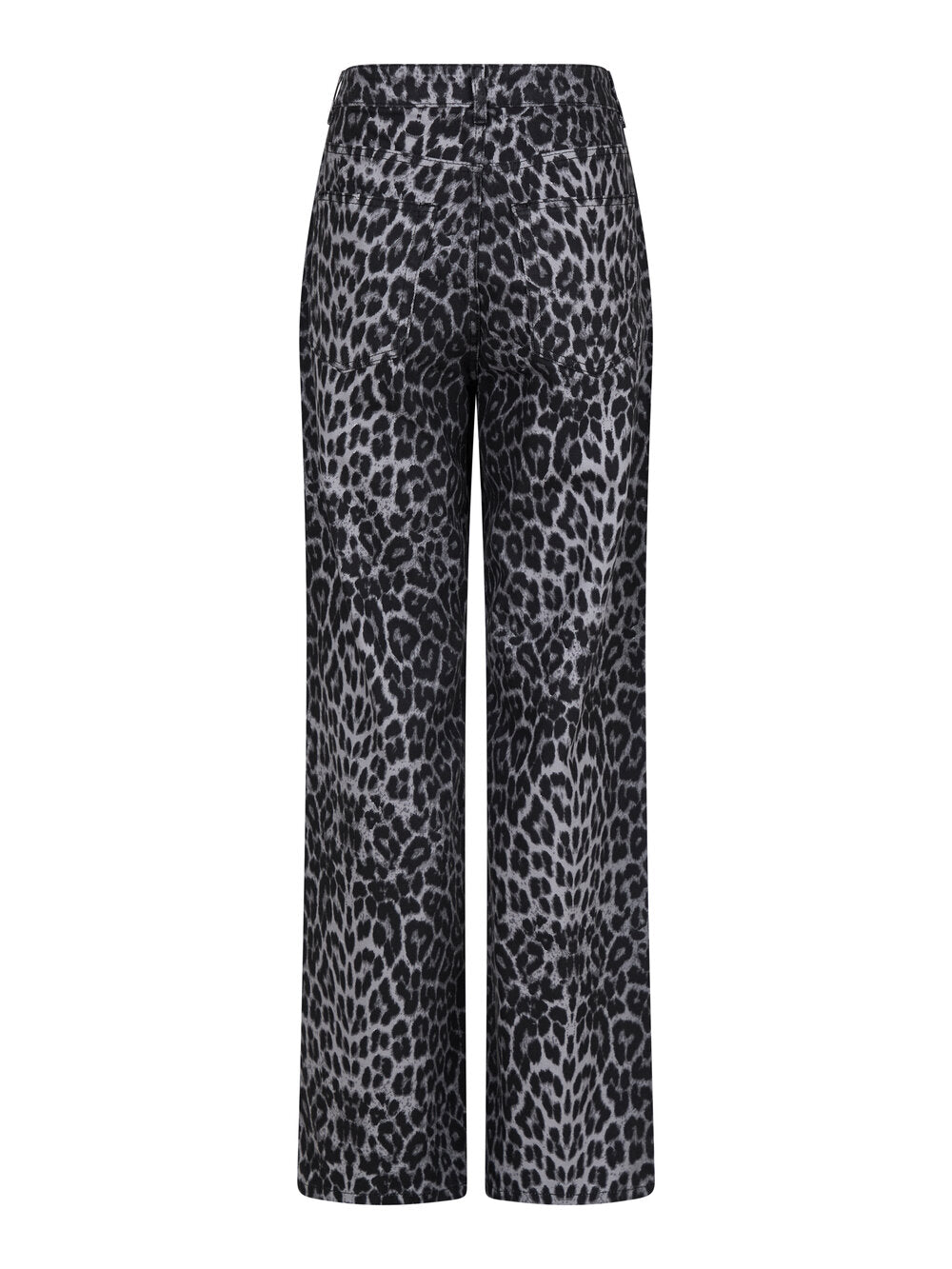 Neo Noir  Simona Leopard bukser - Grey Leopard