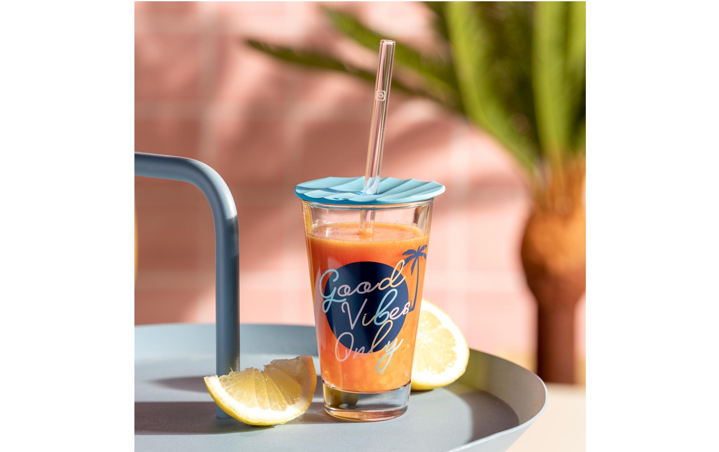 Trinkglas Amalfi Good vibes 300 ml, 1 Stück, TransparentTrinkglas Set