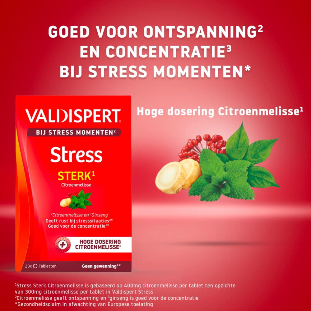 Valdispert Stress Moments Sterk20 tabletten