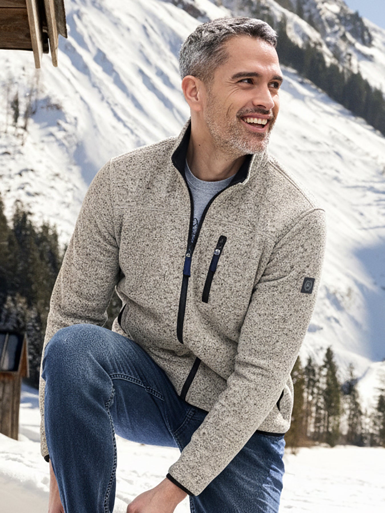 Fleecejacke für Herren - warm, leicht, urban