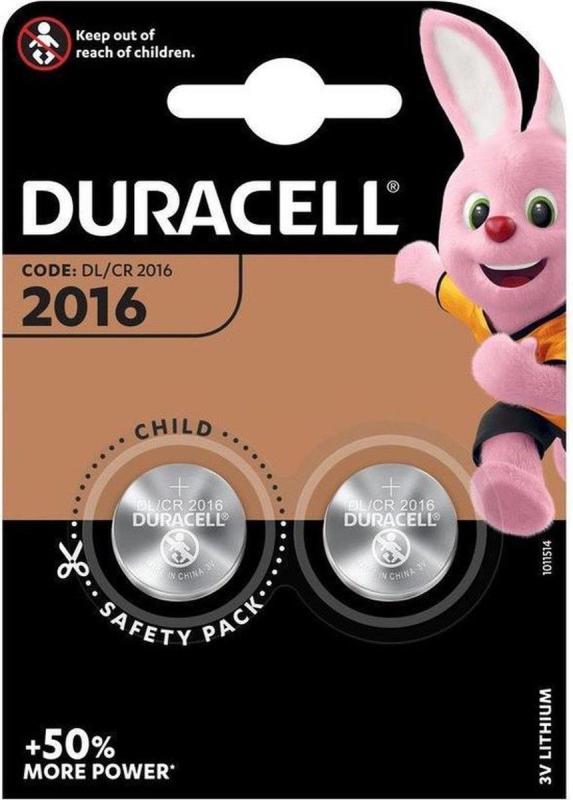 Duracell Batterij 2016 2 Stuks