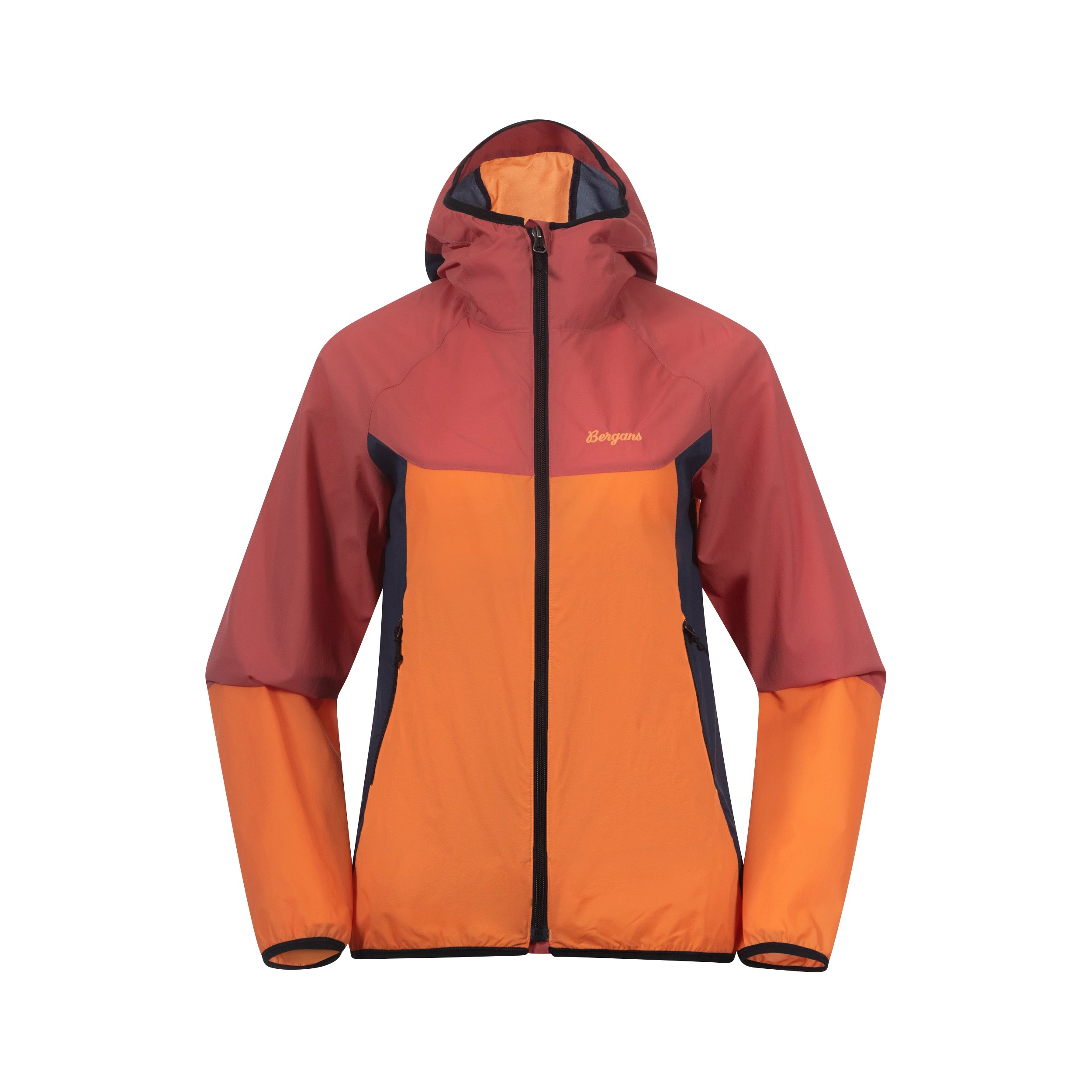 Vaagaa Windbreaker Jacket Women Faded Orange / Rusty Dust