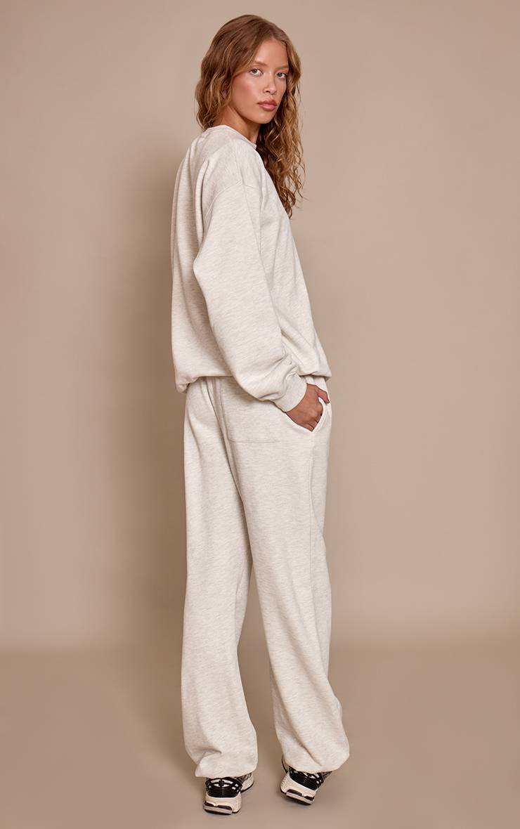 Gris Cendré Jogging À Revers En Molleton De Coton Épais 440 G/m²