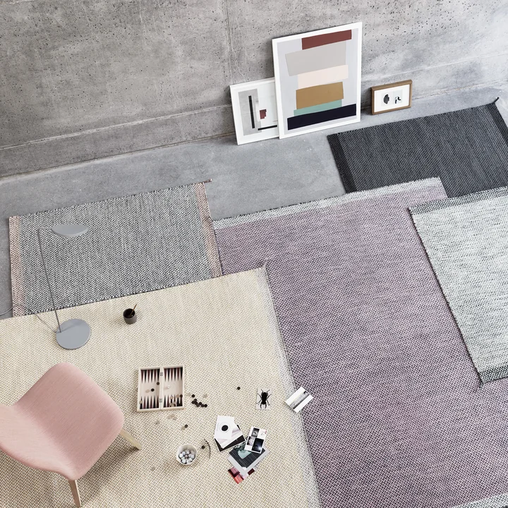 Muuto - Ply Rug 85 x 140 cm, dunkelgrau