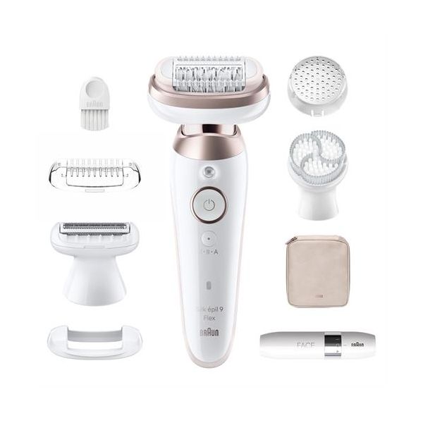 Braun Depiladora Silk-épil 9-360 SE9/9360 3D Branco e Ouro Rosa