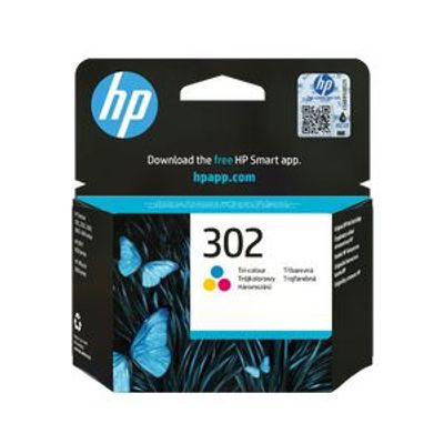HP 302 - 3 couleurs - cartouche d'encre originale (F6U65AE)