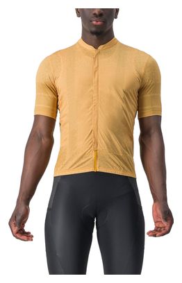 Maillot Manches Courtes Castelli Unlimited Terra Orange Clair