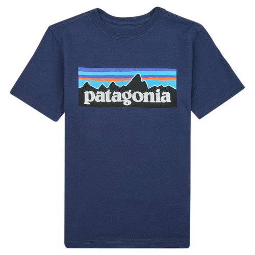 Patagonia - BOYS LOGO T-SHIRT - Marine